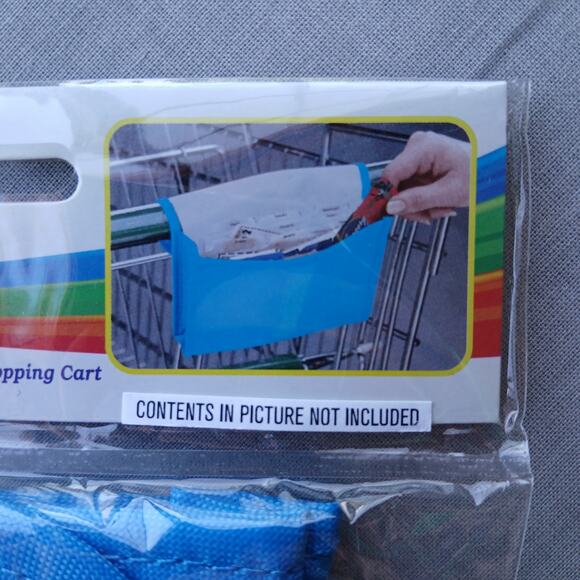 Fabric Coupon Organizer new in original packaging blue hook and loop closure - Picture 4 of 12